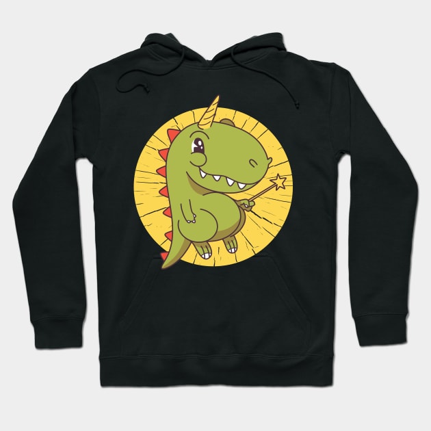 T-Rex unicorn gift idea Hoodie by Shadowbyte91